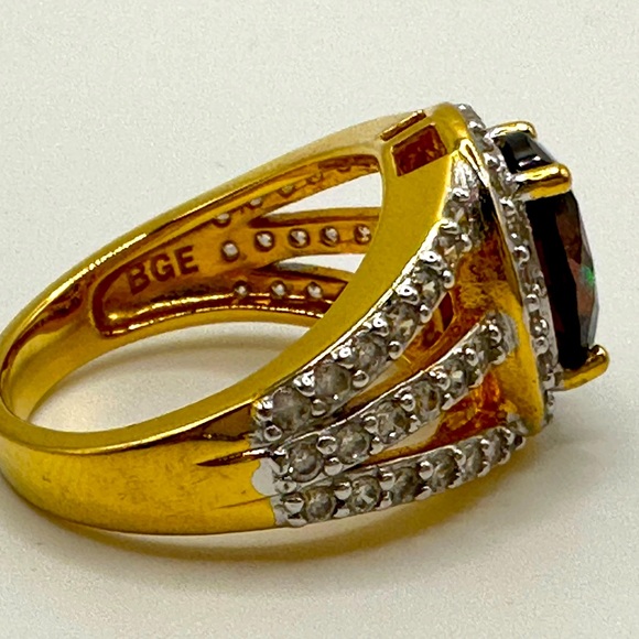 18k gold-plated solid sterling silver ring - Picture 7 of 7